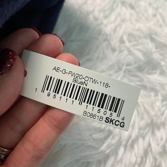 AMAZON ESSENTIALS Navy Fleece Hooded Jacket Large 9/10 - Picture 10 of 10